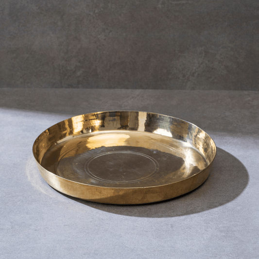 Bronze high hipped plate (Thaali)