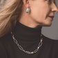 Stone Silver Necklace