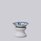 Small Blue and White Porcelain Auspicious Couplet Dish