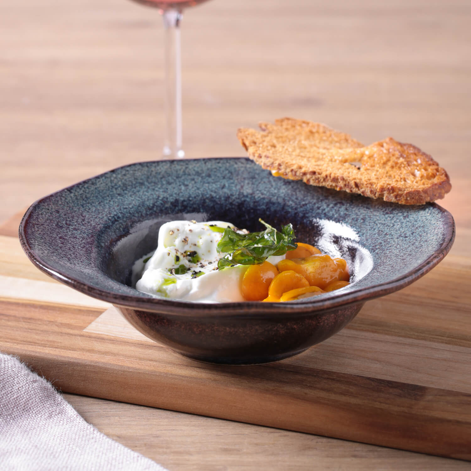 Dessert/Deep Rim Plate Set of 4