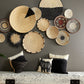 Usiku Black and Natural Woven Wall Art