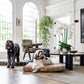 Tan Grid | Dog Bed or Bed Cover