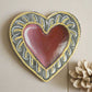 Red Painted Heart Ornament