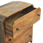 Solid Wood Scalloped Edge Chest