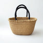 Handwoven Double Weave Oval Market Basket