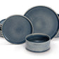 Kook Ceramic Dinnerware Set, 12 Piece, Service for 4, Hearthstone Collection