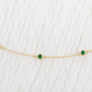May Birthstone Bracelet — Emerald