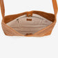 Crisscross Handbag - Camel