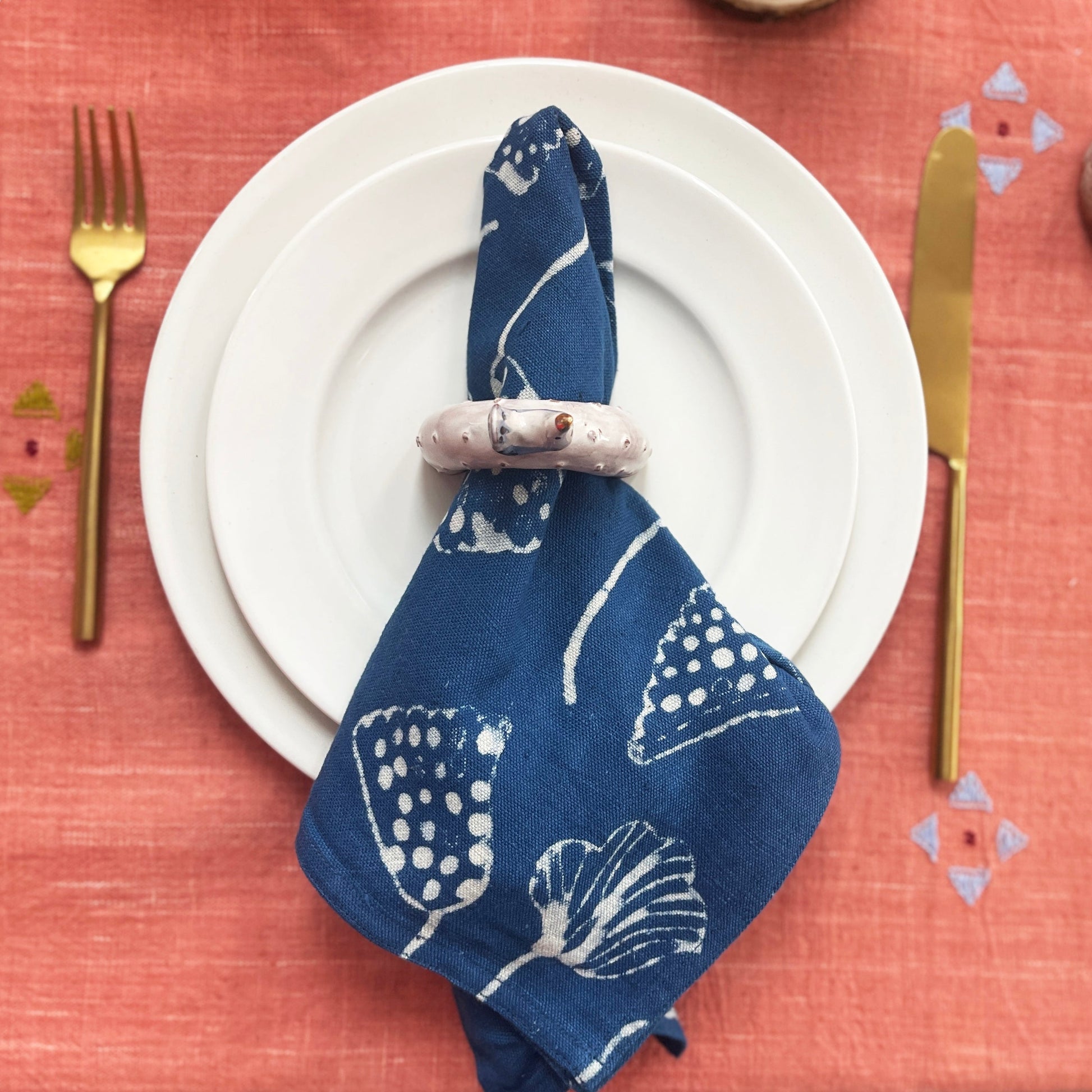 Sustainably Made Table Napkins (Set of 4) - Lana