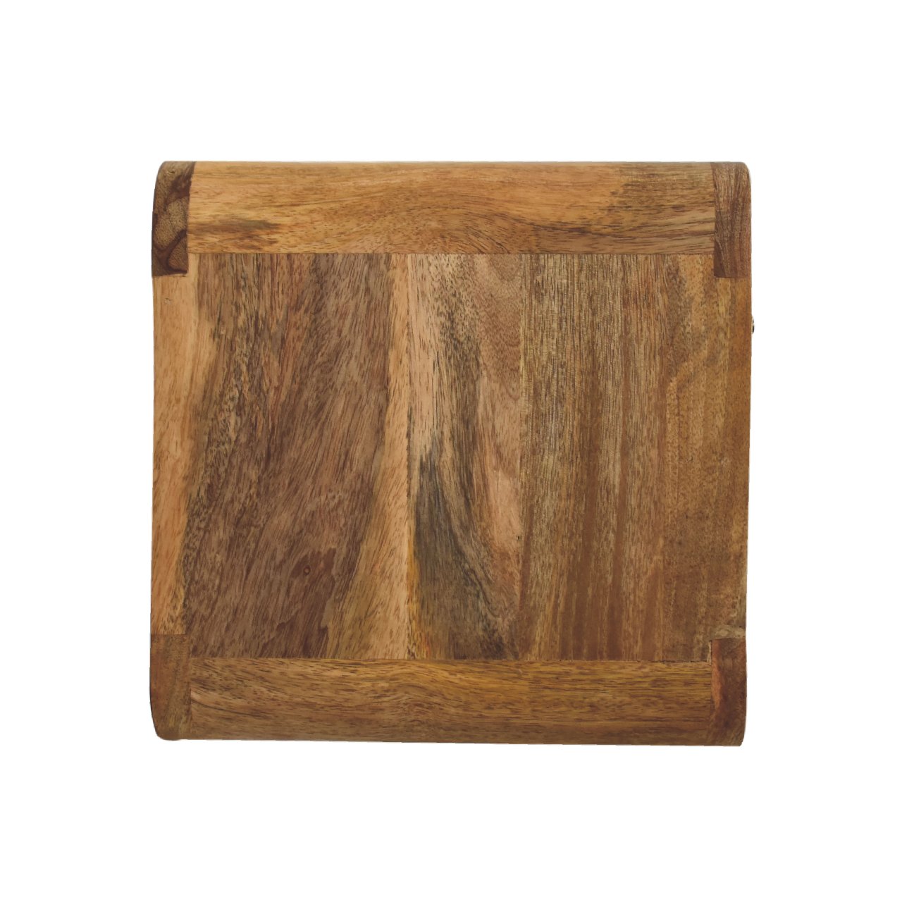 Solid Wood Mini Oak-ish Floating Open Bedside Table