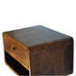 Solid Wood Curve Floating Bedside