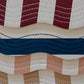 Retro Striped Faux Leather Placemat