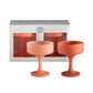 terra + peach | mecc | silicone unbreakable cocktail glasses
