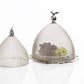 Silver Nickel Mesh Domes Set of 2 (1 Each Lg & Sm)
