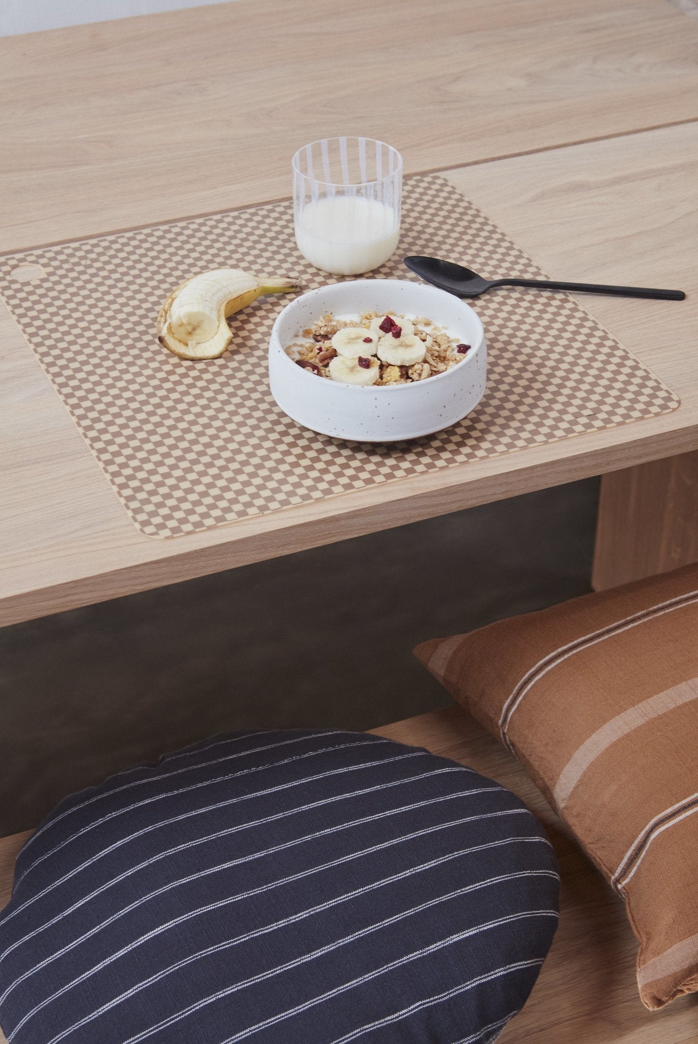 Placemat Checker - Pack of 2 - Camel