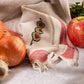 Olive Hand-Stitched Kitchen Towel Set