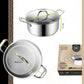 BE | LIVING CIRCLAD Series Casserole with Lid 5 qt / 8.5"/ 24 cm
