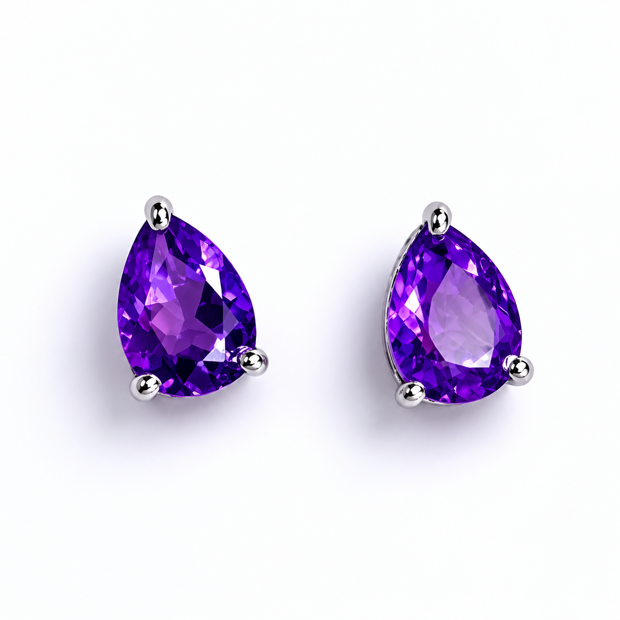 Teardrop Stud Earrings