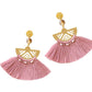 Luna Tassel Earring - Rose