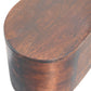 Solid Wood Light Rounded Lid-up Blanket Box