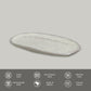 Shallow Organic Oval Platter Small Set of 4