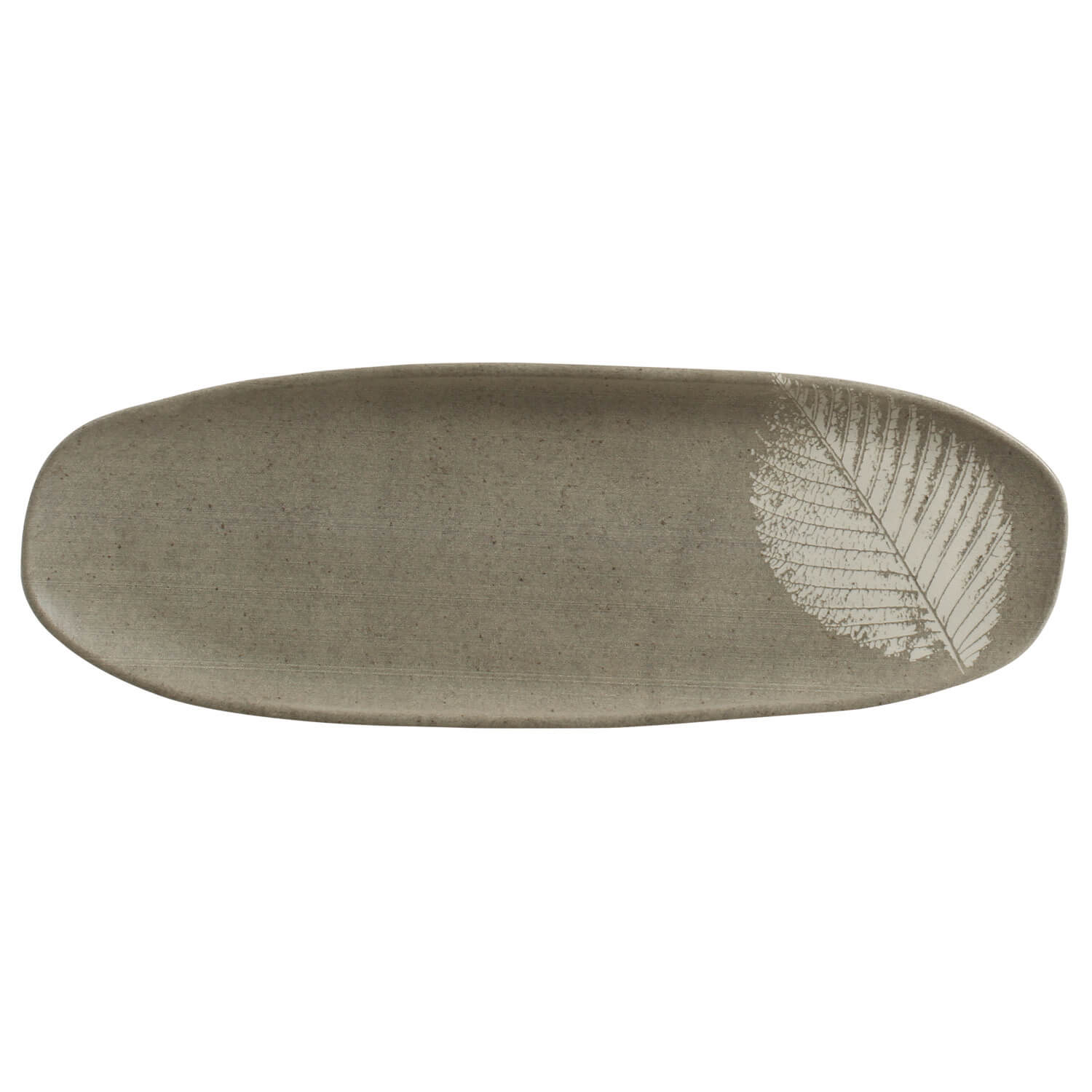 Shallow Organic Oval Platter Large Set of 4