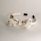 Three Little Bows Headband- Matin au Jardin
