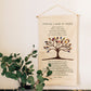 Tree Poem Wall Hanging
