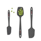 8 Piece Silicone Spatula Set - Teal Grey