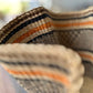 Handwoven Wave Basket - Earth Colors