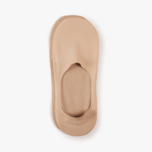 Unisex Cotton No Show Socks | Almond Beige