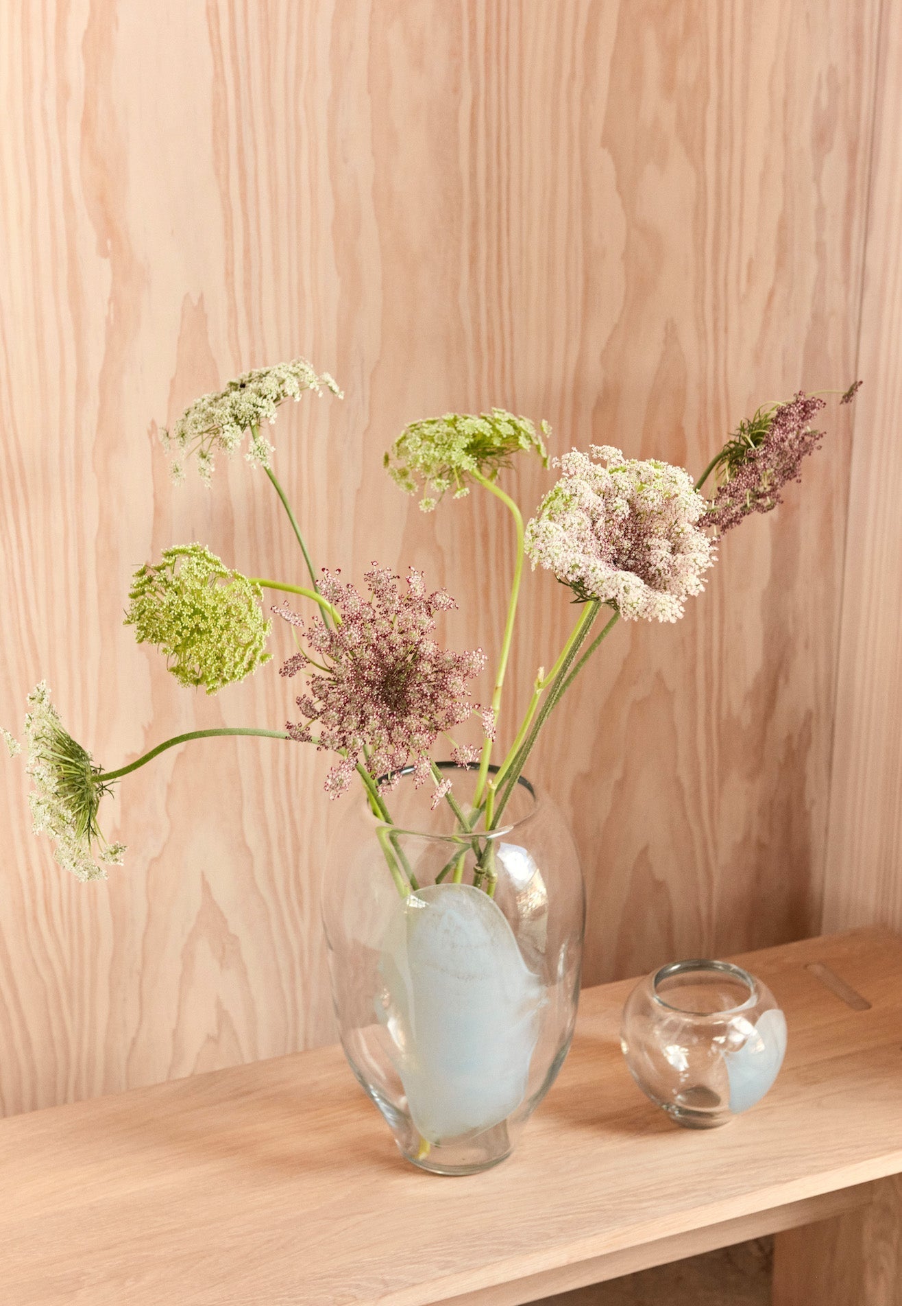 Jali Small Vase in Ice Blue