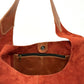 Elevated Hobo in Copper Suede