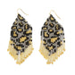 Silver Leopard Earrings