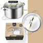 BE | LIVING Essential Series Stock Pot 26cm (Triply stainless steel)