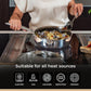 BE | LIVING CIRCLAD Series Sauté Pan with Lid 3 qt / 8.5"/ 24 cm