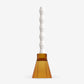 ZAI Geometric Pillar Candle in Ivory