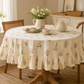 Botanical Orchid Round Tablecloth