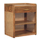 Solid Wood Larissa T-Bar Bedside Table