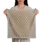 Ornate Pattern Cotton Bandana - Citrus Lime