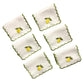 Embroidered Lemon Cocktail Napkin (Set of 6)