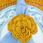 S/4 Buriti Flower Napkin Ring