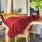 Marigold Merino Ombre Handloom Blanket Scarf
