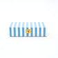 Decorative Box | Striped Resin Rectangle Box | Wood