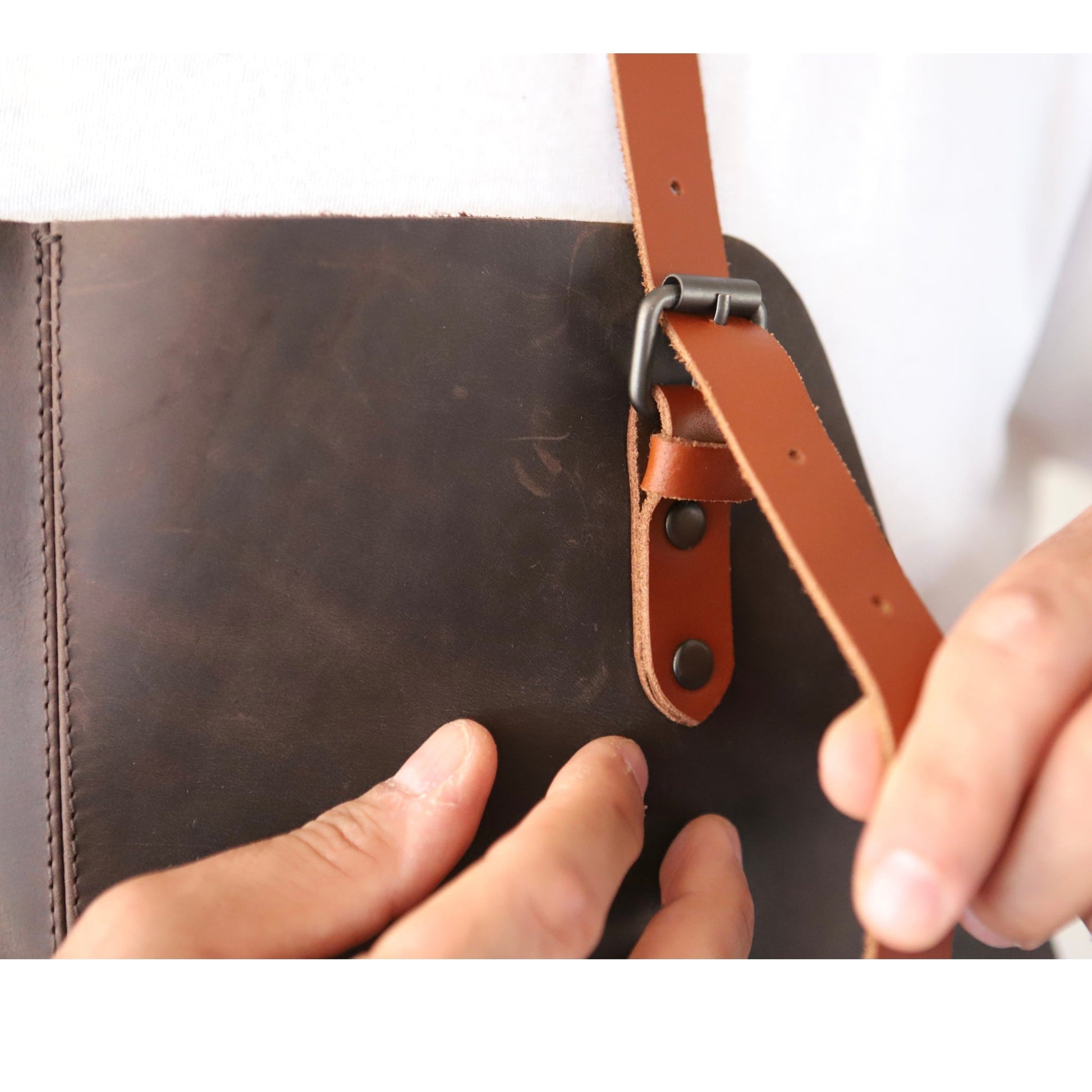 Theodore Leather Premium Apron
