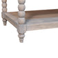 Solid Wood Ellsworth Spindle Coffee Table in Acid Wash