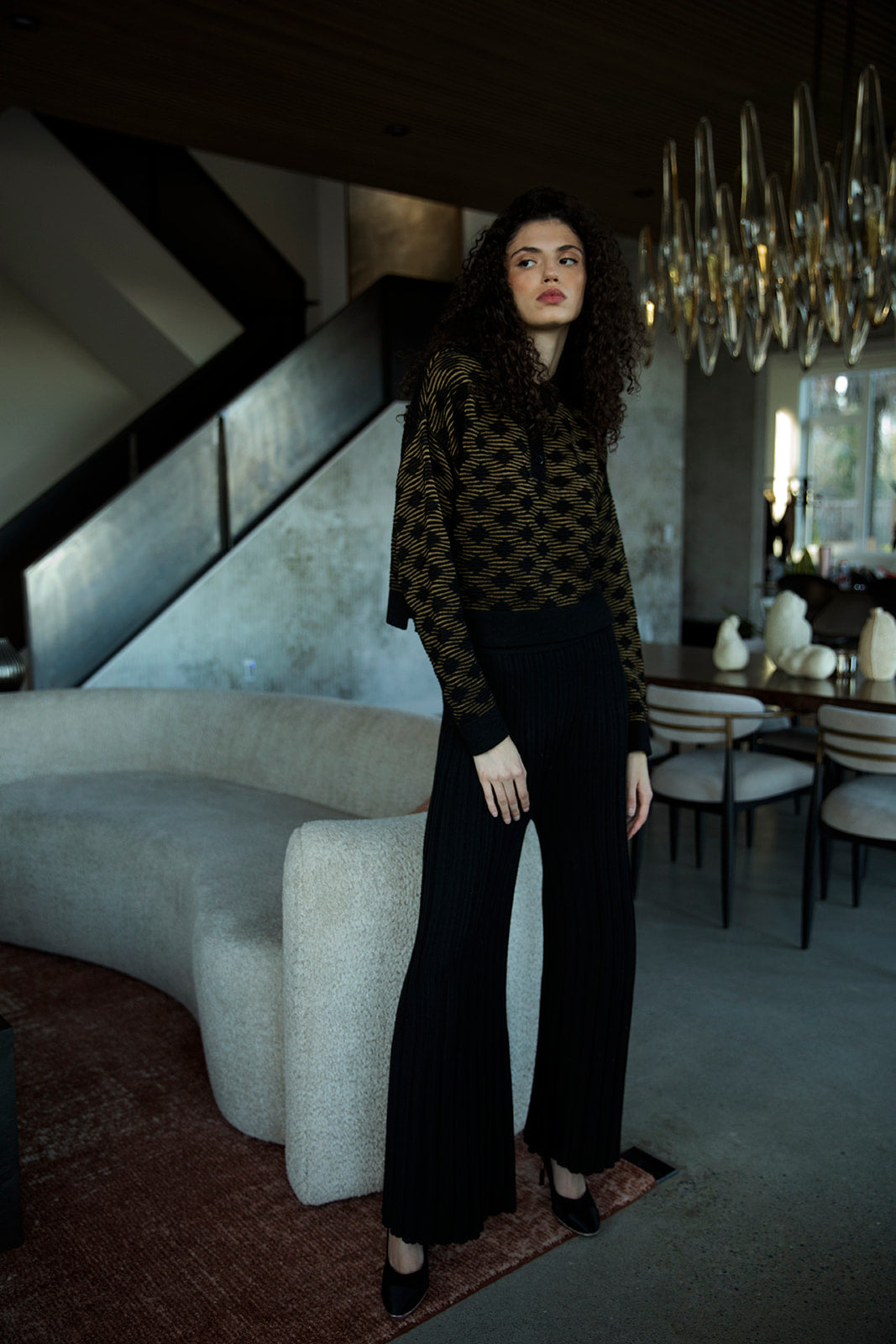 AMELIE POLO - GOLDEN BLACK