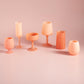 terra + peach | fegg | silicone unbreakable glasses