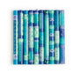 Blue & Green Painted Candles