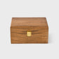 Acacia Wood Classic Keepsake Box with Latch, Natural